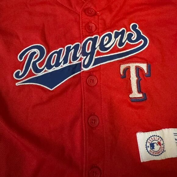 Genuine Merchandise Red and Blue Rangers Kids Jersey - Picture 3 of 6